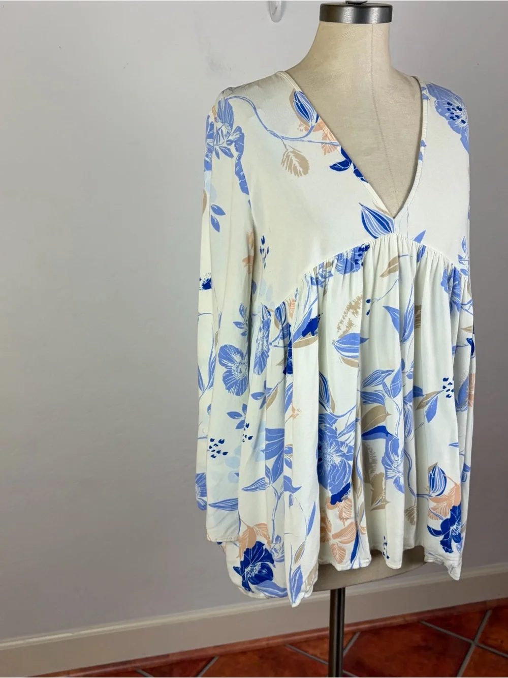 Free People Bella Floral Print Tunic